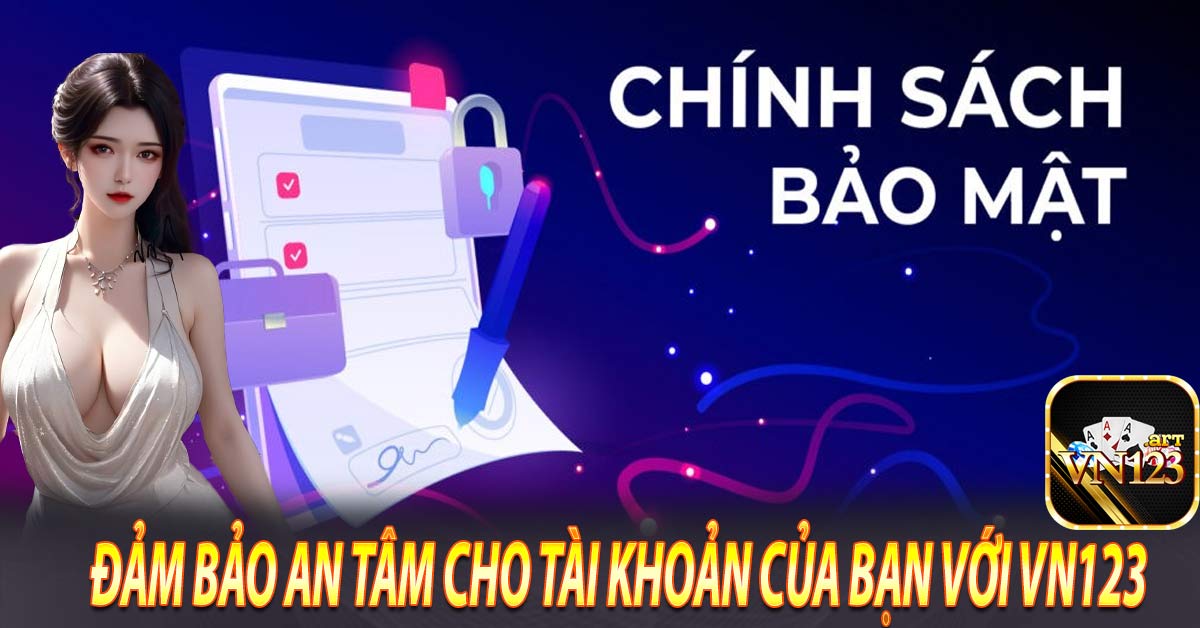 Đảm bảo an tâm cho tài khoản của bạn tại Vn123